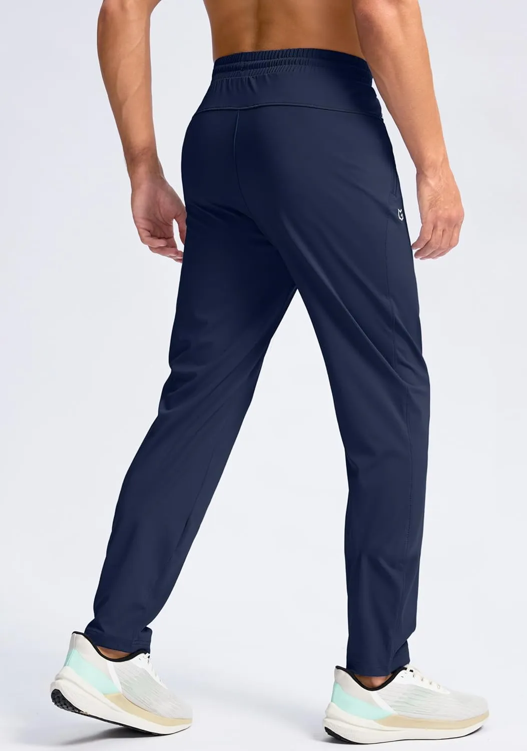 G Gradual Men's 30"/32"/34"/36" Inseam Tall Sweatpants with Zipper Pockets Stretch Long Joggers Athletic Workout Pants Men