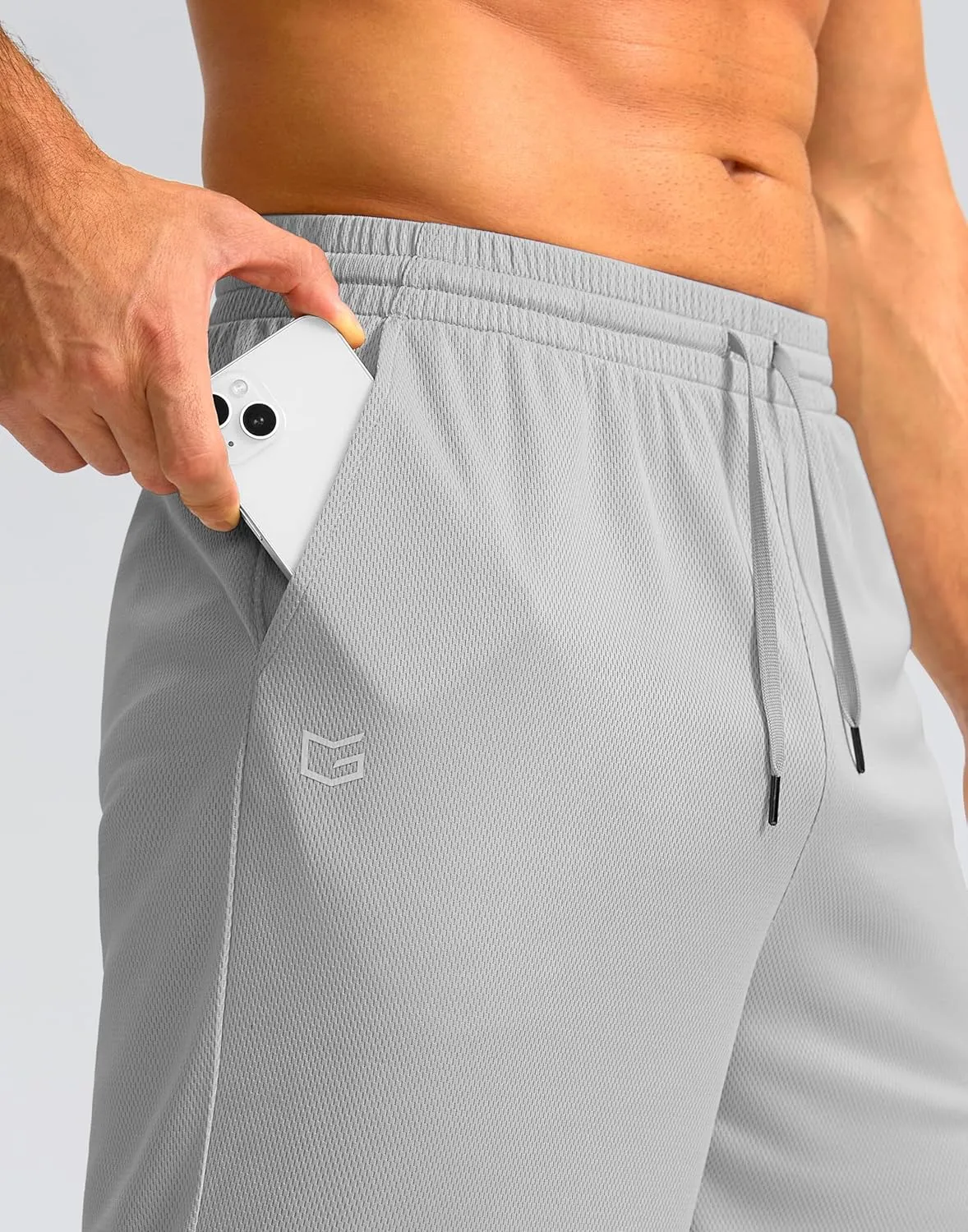 G Gradual Men's Athletic Shorts with Pockets 11" Long Basketball Shorts Lightweight Quick Dry Gym Workout Shorts for Men