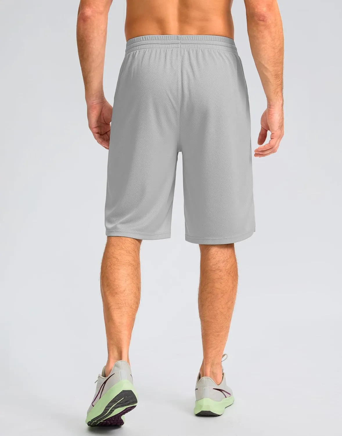 G Gradual Men's Athletic Shorts with Pockets 11" Long Basketball Shorts Lightweight Quick Dry Gym Workout Shorts for Men