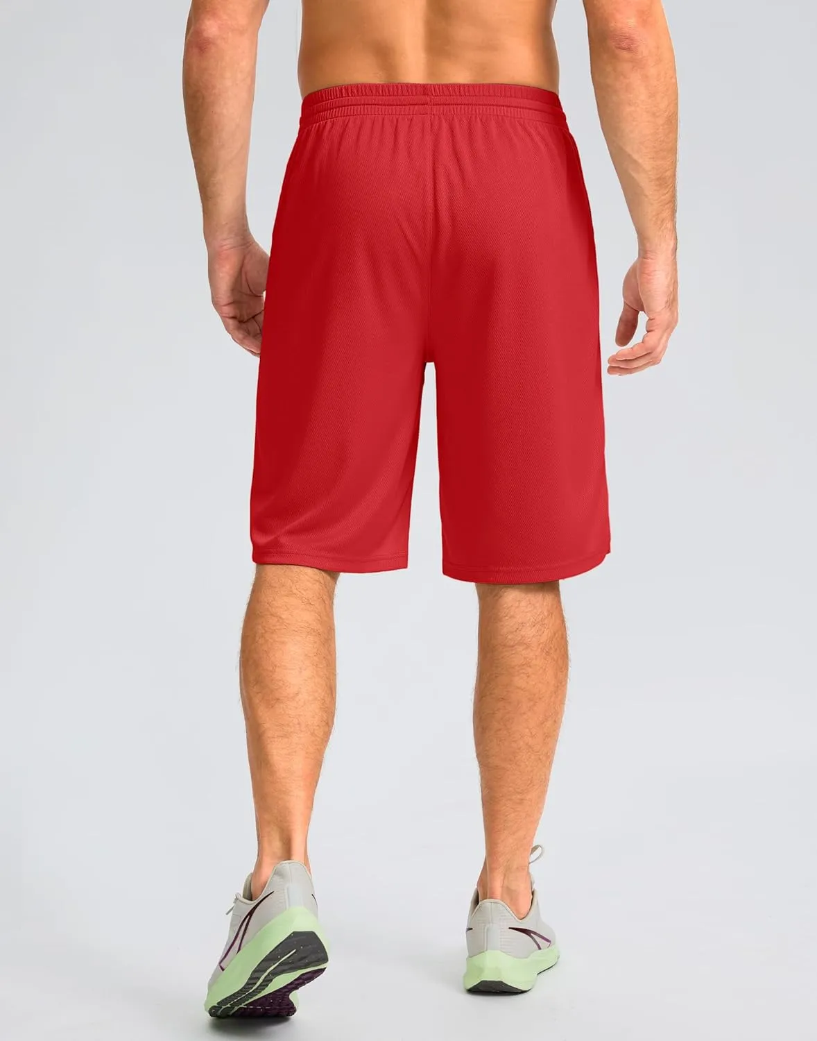 G Gradual Men's Athletic Shorts with Pockets 11" Long Basketball Shorts Lightweight Quick Dry Gym Workout Shorts for Men
