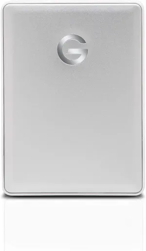 G-Technology 1TB G-DRIVE mobile USB-C Portable External Hard Drive, Silver - 0G04876-1