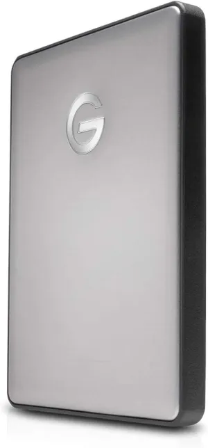 G-Technology 1TB G-DRIVE Mobile USB-C (USB 3.1) Portable External Hard Drive, Space Gray - 0G10265