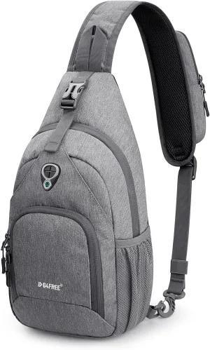 G4Free RFID Sling Bag Crossbody Backpack Small Chest Shoulder Bag Hiking Outdoor