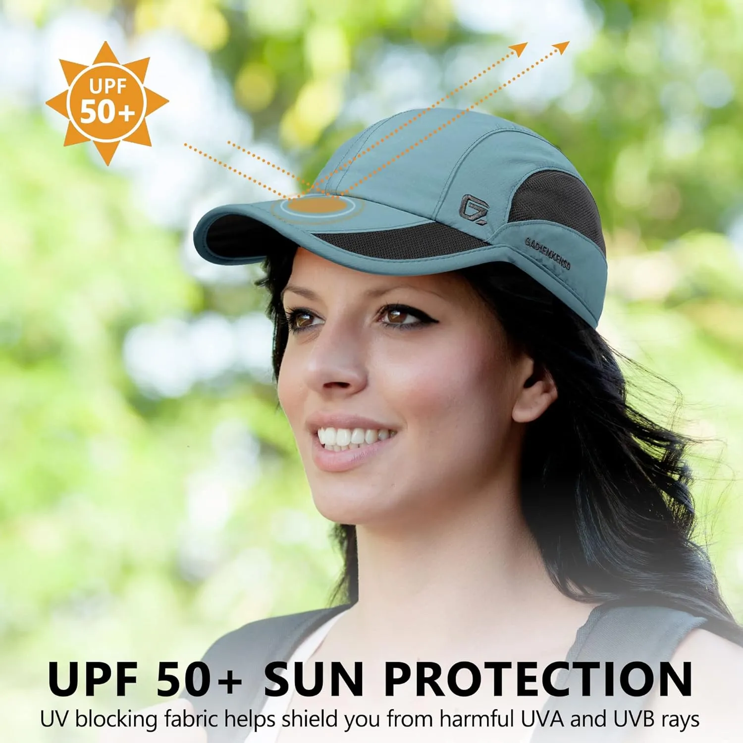 GADIEMKENSD Quick Dry Run Hat Cooling Breathable Mesh
