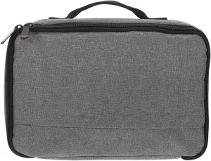 Gadpiparty Microphone Case Splicing Bag Hard Travel Case for Projector Needlepoint Project Bag Camera Handbag Modern Elegant
