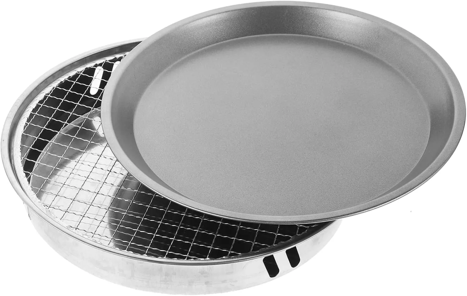 GALPADA Disposable Grill Portable Bbq 28cm Outdoor Mini Grill Stove Set Heat Conducting Mesh for Camping Random
