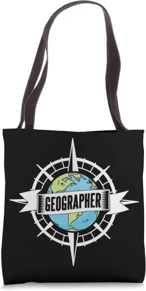 Geographer Teacher Student Geography Geographic Tote Bag