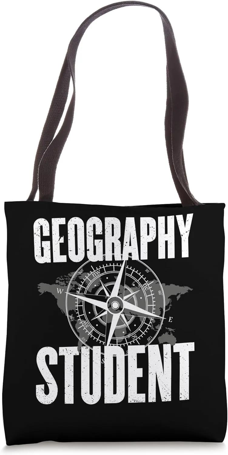 Geography Student Job Geographer Geographic Geography Tote Bag