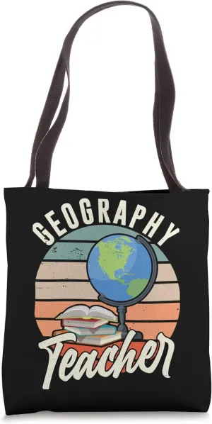 Geography Teacher Geographer Student Geographic Tote Bag