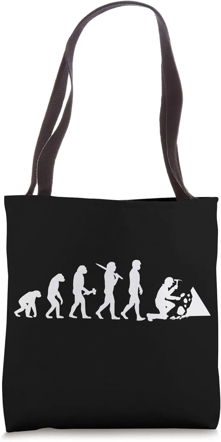 Geologist Evolution Student Teacher Geology Tote Bag