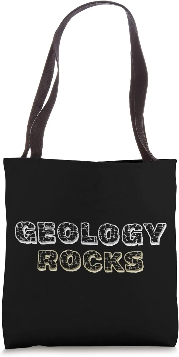 Geology Rocks Gift Funny Geologist Student Teacher Tote Bag
