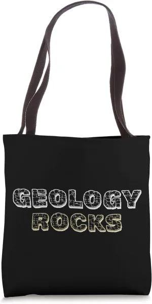 Geology Rocks Gift Funny Geologist Student Teacher Tote Bag
