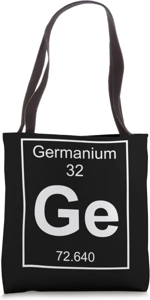 Germanium Element Costume Periodic Table Chemistry Fun Tote Bag