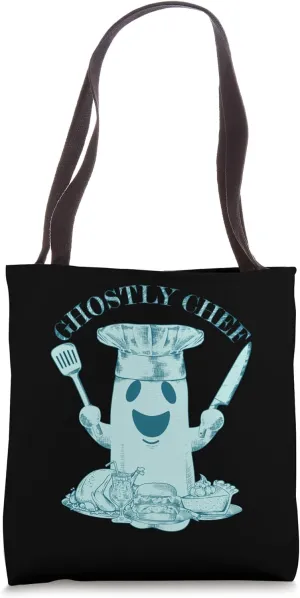 Ghost Chef Funny Halloween Cooks Culinary Student Chef Tote Bag