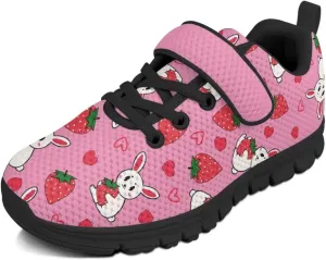 Girls Running Sports Shoes Breathable Kids Athletic Causal Shoes for Daily Wear