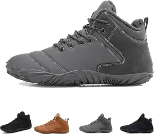 Glacia Barefoot Shoes Winter for Women Men, Wide Toe Box Minimalist Waterproof Hiking Warm Snow Boots Sneakers