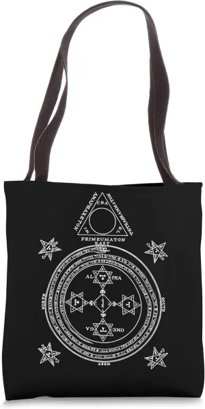Goetia Grimoire Ceremonial Magick Circle Mystic Tote Bag