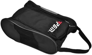 Golf Shoes Bag, 2 Colors Portable Double Zipper Breathable Golf Shoe Carrier Bag Storage Organiser Suitcase Package(Black)
