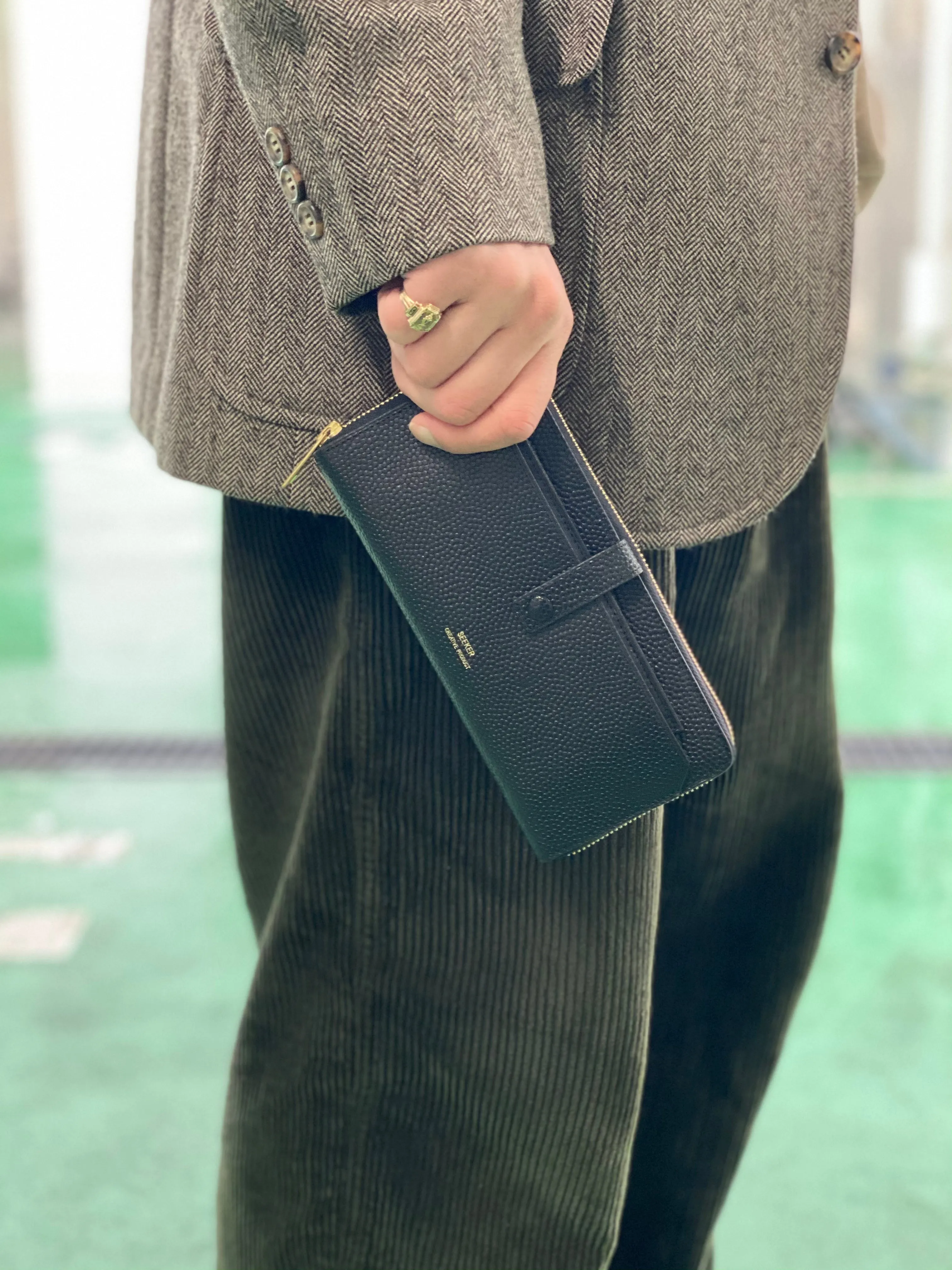 【GRAIN】グレインレザー ラウンドロングウォレット　SKW-019GN1