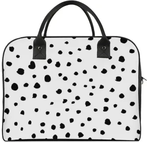 Green Boston Terrier Dogs Fashionable Large Capacity Travel Handbag Unisex