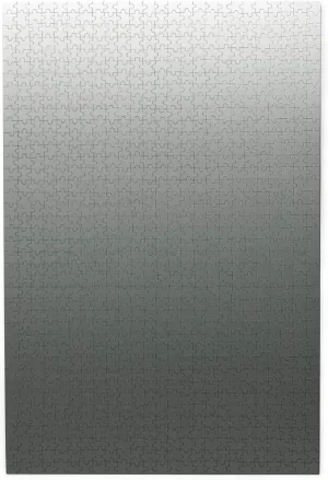 Grey Design,Puzzle Board,Portable Wooden Jigsaw Puzzle for Adults,Smoke Fog Grey Modern Design,Birthday Gift for Family and Friends,Dark Green Plastic Box Storage 1000PCS
