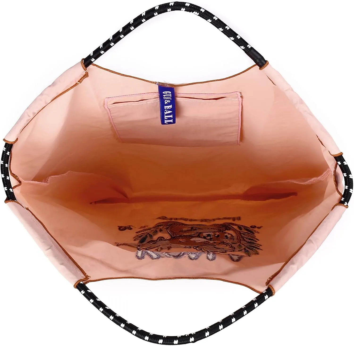 Guan&Ball Tote Bag for Women, Foldable Tote Bag With Large Shoulder strap Bag Handle Handbag for Travel, Work