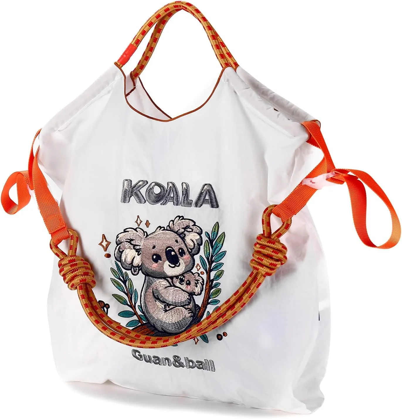 Guan&Ball Tote Bag for Women, Foldable Tote Bag With Large Shoulder strap Bag Handle Handbag for Travel, Work