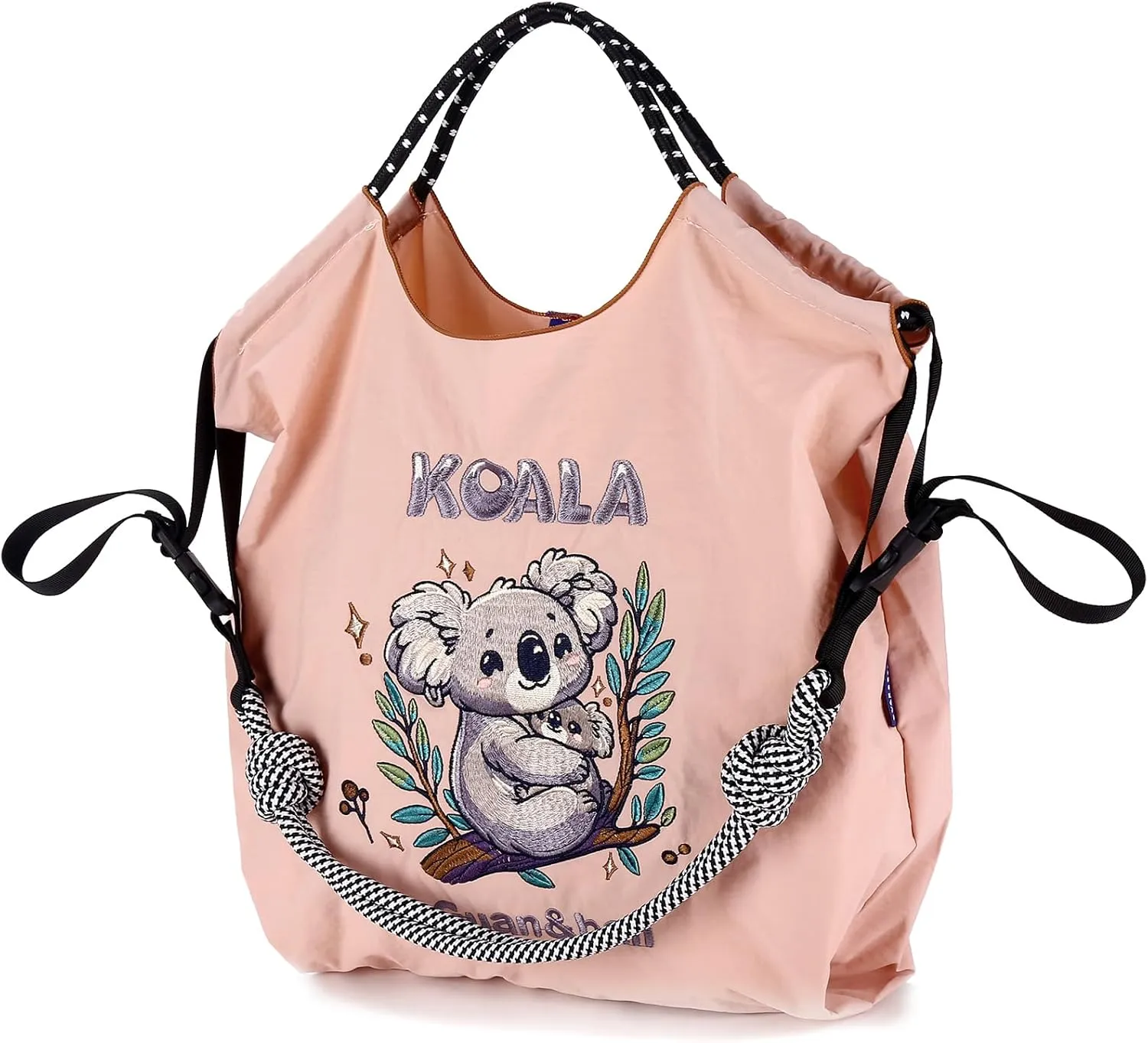 Guan&Ball Tote Bag for Women, Foldable Tote Bag With Large Shoulder strap Bag Handle Handbag for Travel, Work