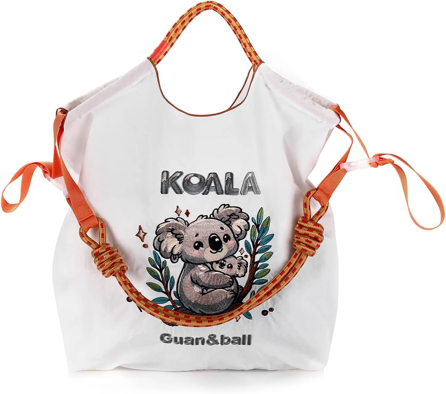 Guan&Ball Tote Bag for Women, Foldable Tote Bag With Large Shoulder strap Bag Handle Handbag for Travel, Work