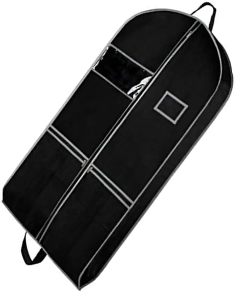 Hanging Vacuum Storage Bag Dustproof Suit Cover Garment Bag Duffle for Travel Dress Storage Bag (60x137x10cm)