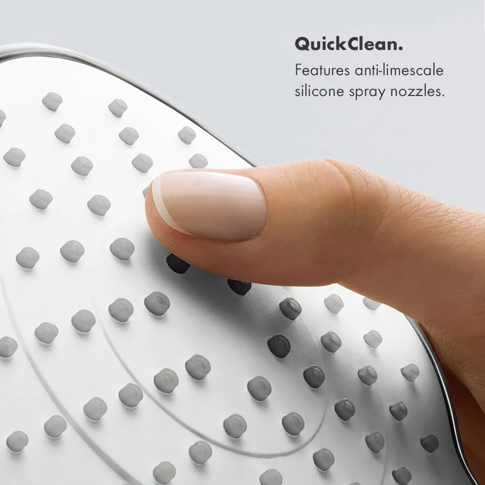 hansgrohe Raindance Select S Easy Install 5-inch Handheld Shower Head Modern 3 Whirl, Rain, RainAir 26531001