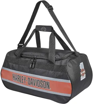 Harley-Davidson Trailblazer #1 Logo Duffel Bag w/Adjustable Strap - Rust Vintage Large