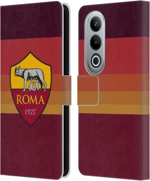 Head Case Designs Officially Licensed AS Roma Home 2020/21 Crest Kit Leather Book Wallet Case Cover Compatible with OnePlus Ace 3V 5G