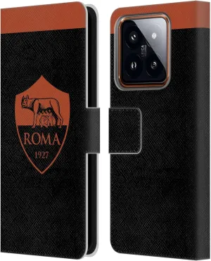 Head Case Designs Officially Licensed AS Roma Third 2020/21 Crest Kit Leather Book Wallet Case Cover Compatible with Xiaomi 14