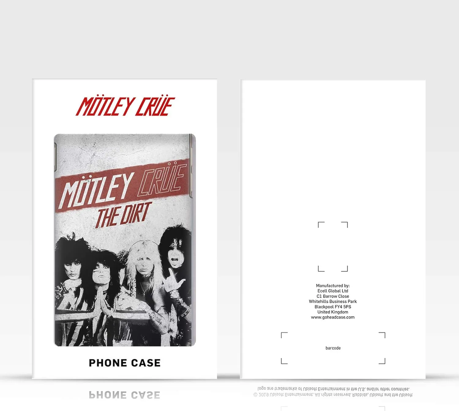 Head Case Designs Officially Licensed Motley Crue Dr. Feelgood Skull Logos Leather Book Wallet Case Cover Compatible with Samsung Galaxy M33 (2022)