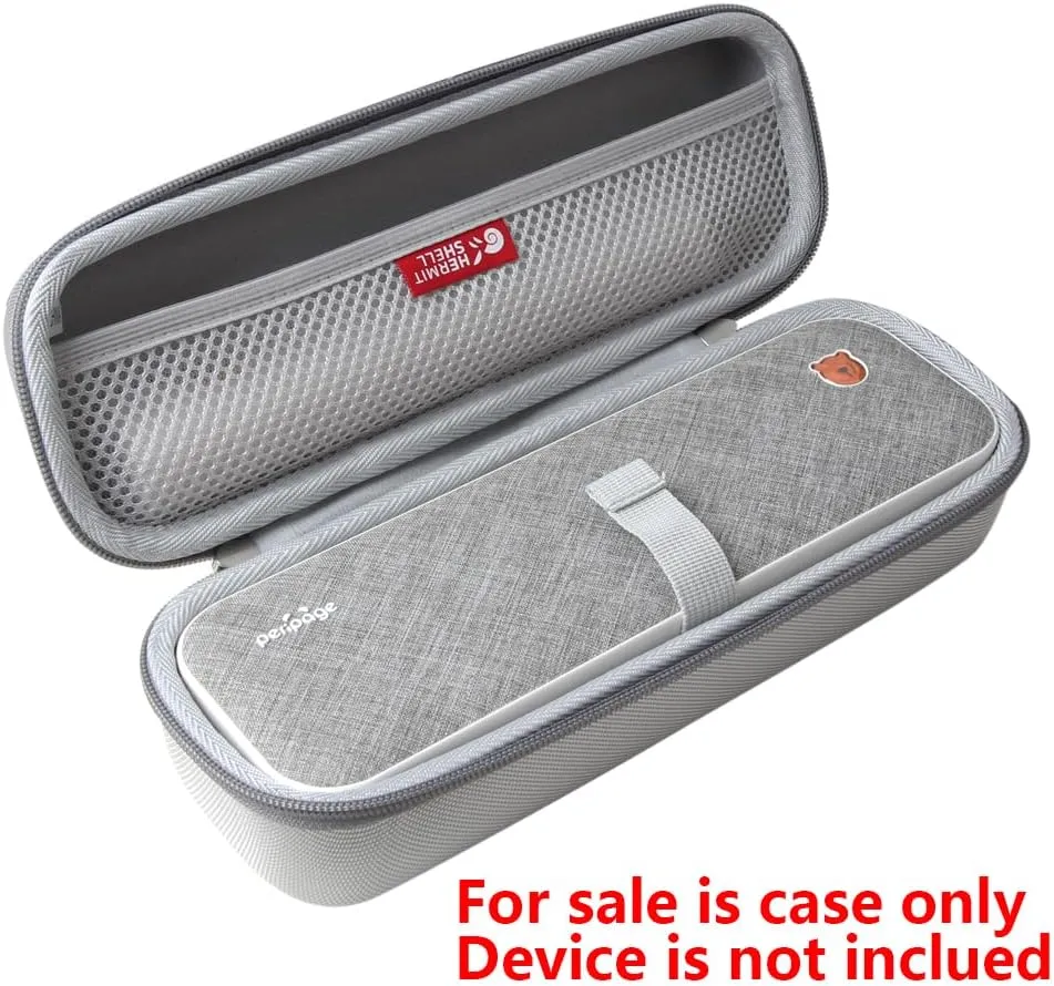 Hermitshell Hard Travel Case for JADENS Wireless Portable Printer/MUNBYN Portable Printer ITP01 (Grey)
