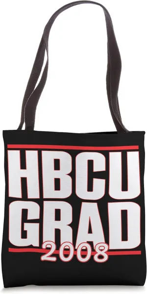 Historically Black College University Alumni 2008 Grad HBCU Tote Bag