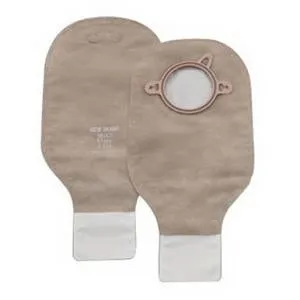 Hollister 18144 New Image 12" Drainable Pouch, Filter, Clamp Closure - Flange 2(3/4)", Transparent, (Blue), Box of 10