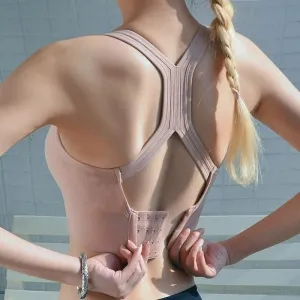 Hollow Breathable Crop Vest Bra