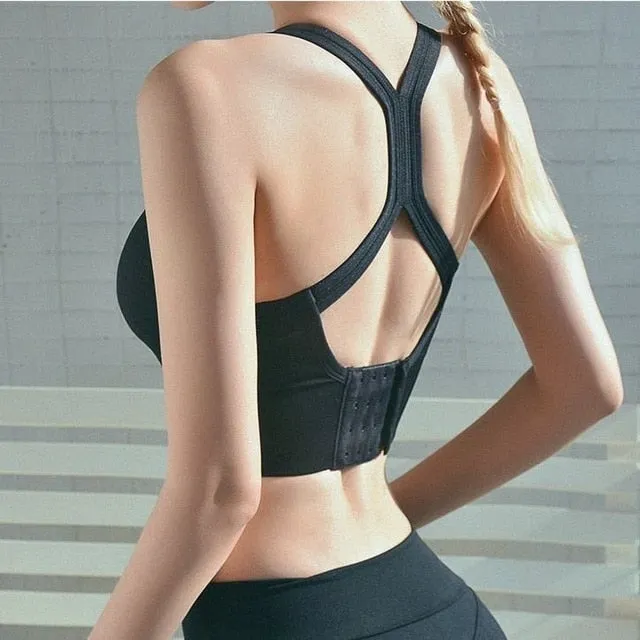Hollow Breathable Crop Vest Bra