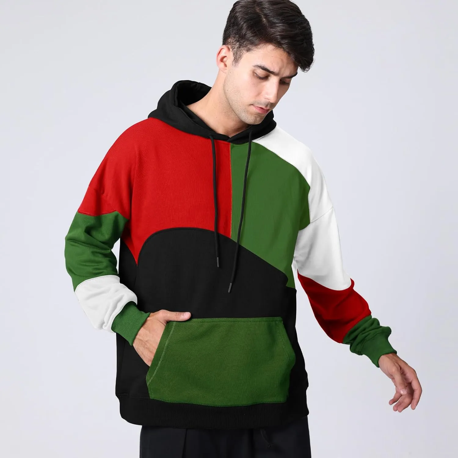 Hoodies for Men & Woman Pullover, Mens Fashion Hip-Hop Hooded Sweatshirt Casual Long Sleeve