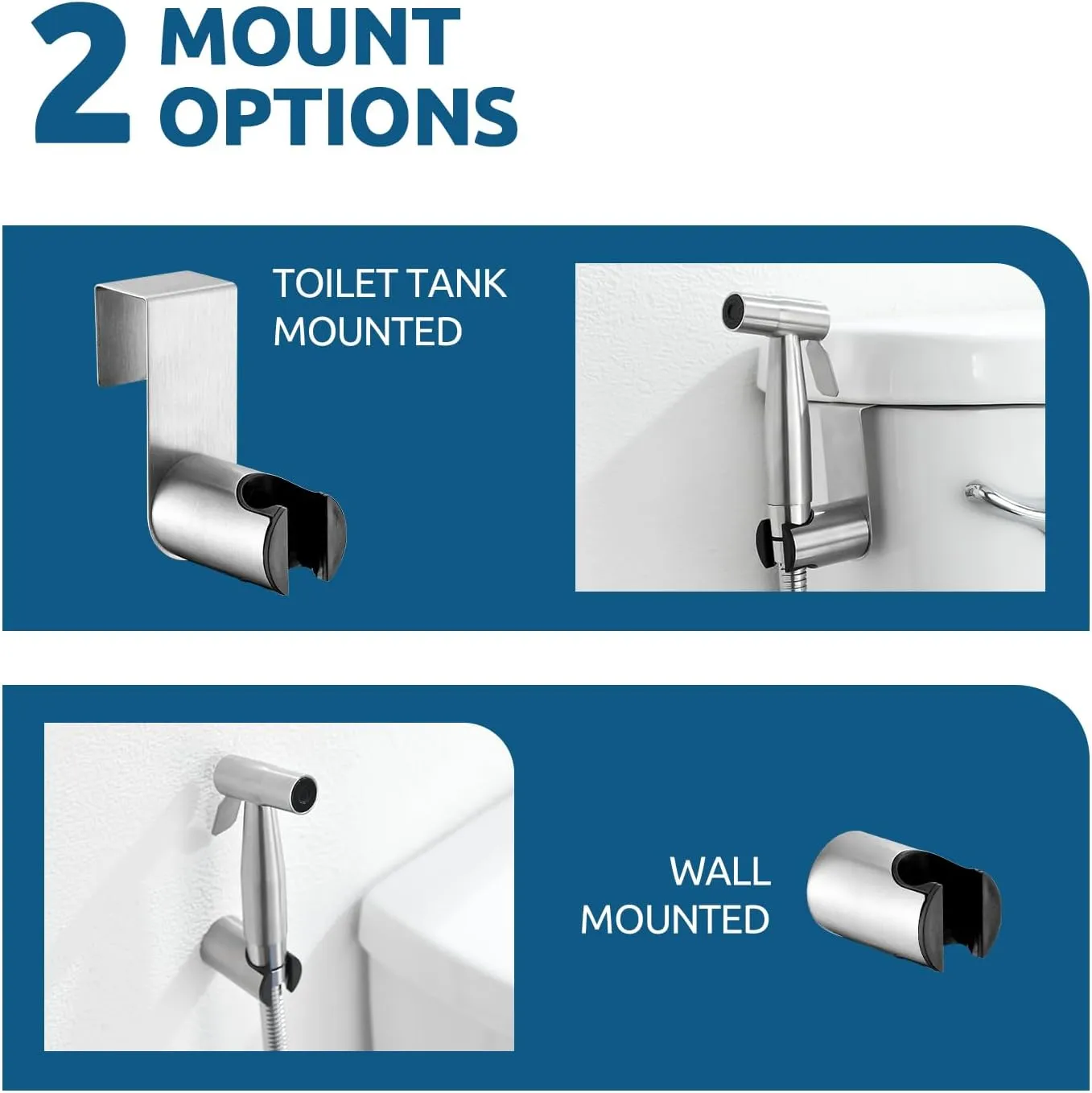 Hot and Cold Handheld Bidet Sprayer for Toilet, Warm Water Bidet with Adjustable Pressure, Muslim Shower Bidet Warm Water for Feminine Wash