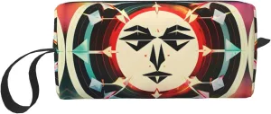 Hunting Arrows Triangles Deer print Travel Cosmetic Bag Gifts for Women Portable Make Up Bags for Women Mother Sister