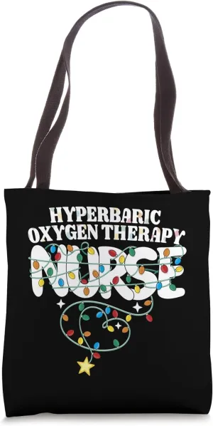 Hyperbaric Oxygen Therapy Nurse Christmas HBOT Nursing Squad Tote Bag