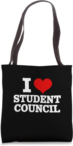 I Love Student Council Student Teacher Tote Bag