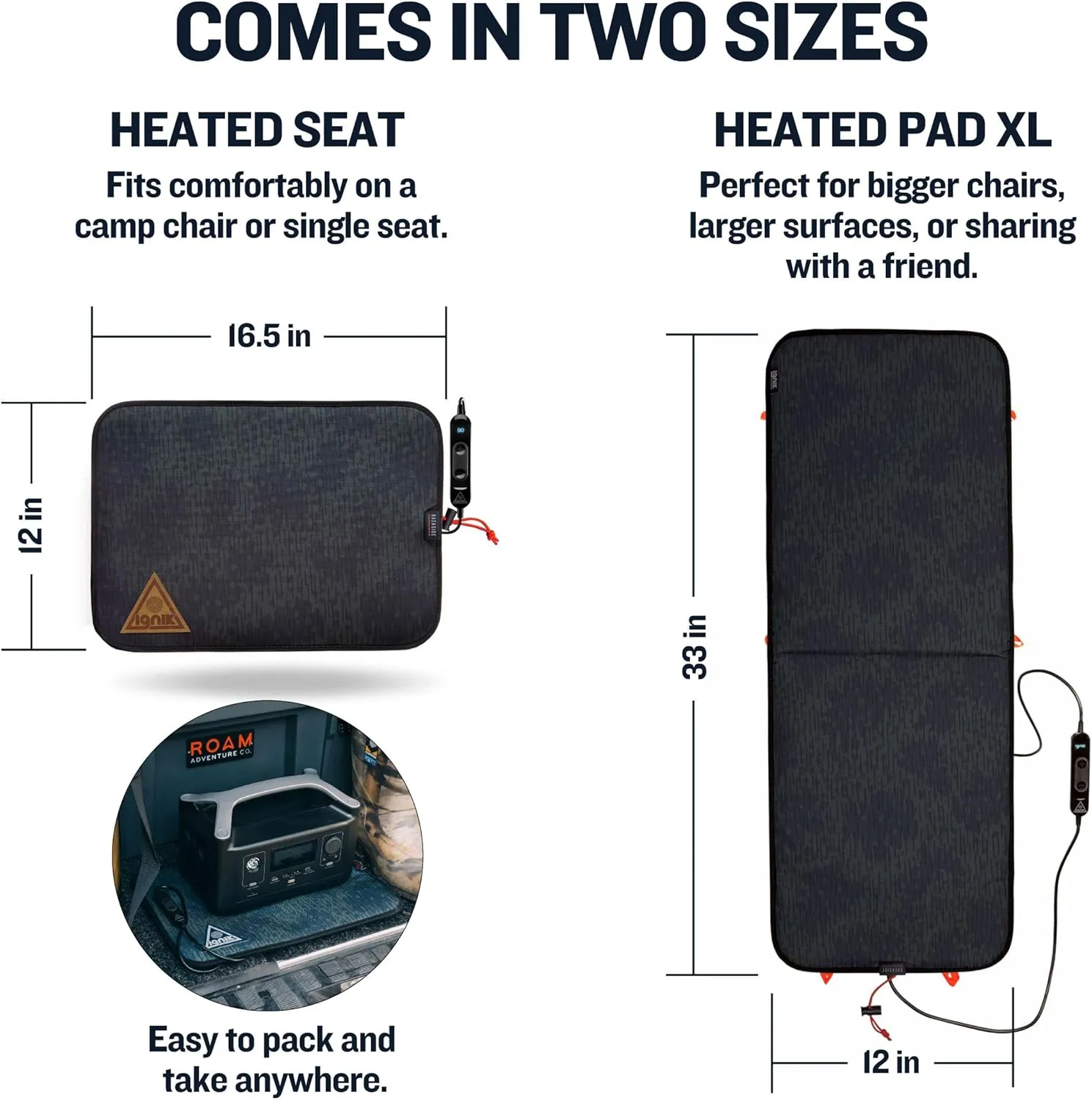 Ignik Backside 12-Volt Powered Heated Seat Pad
