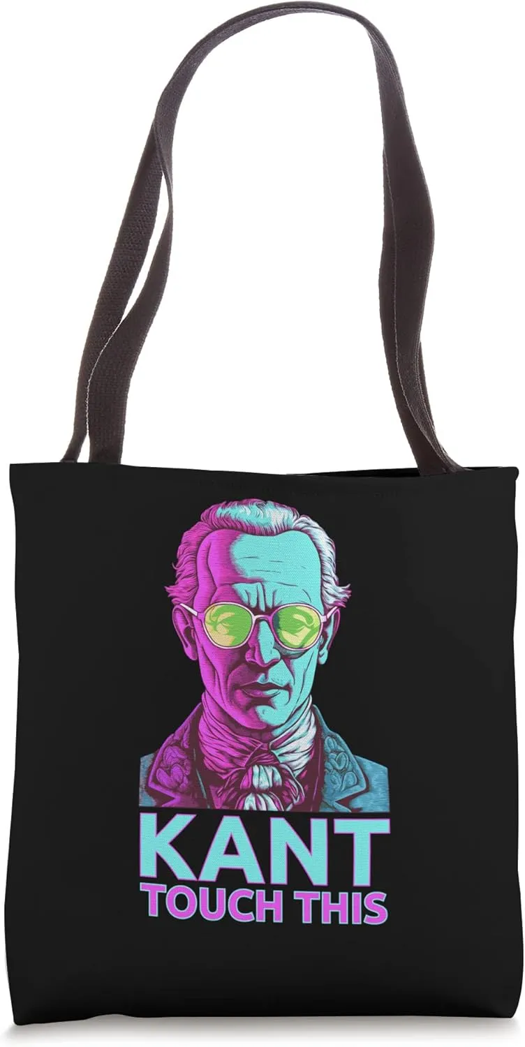 Immanuel Kant Funny Wordplay Philosophy Lover Tote Bag