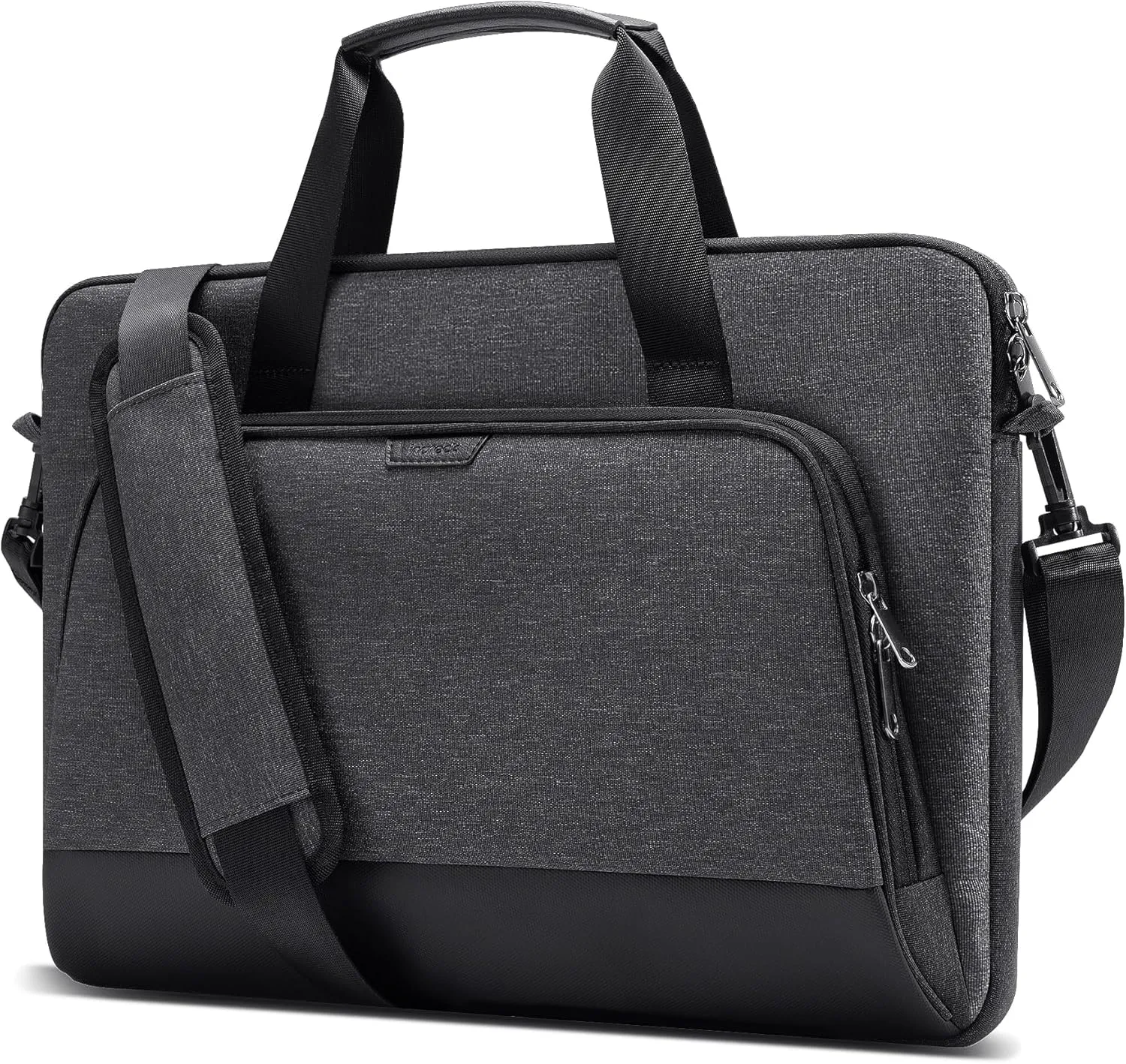 Inateck Laptop Bag with Trolley Strap, Compatible with 14-inch MacBook Pro/Max M4 M3 M2 M1 2021-2024, 13-inch MacBook Pro/Air M2 M1 2010-2022, 13.5-inch Surface Laptop 6/5, Dark Gray