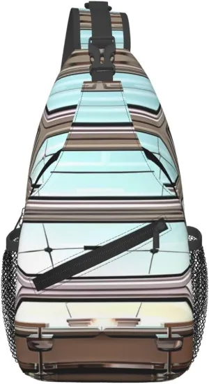 Inside the alien spacecraft Cross Chest Bag Diagonally Men Women Crossbody Shoulder Bag Casual Fashion Travel Bag Sling Backpack