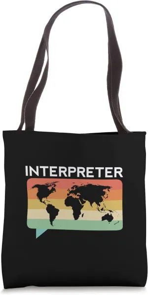 Interpreter Language Translation Court Student Oral Medical Tote Bag